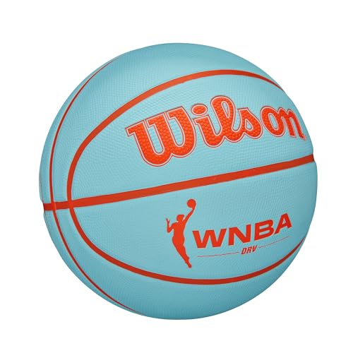 Wilson WNBA DRV Outdoor Basketball - Size 6 28.5", Deep Channels, All-Surface Cover
