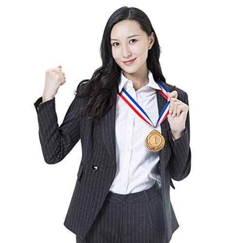 24-Piece Gold Silver Bronze Winner Medals Set - 2 Inch