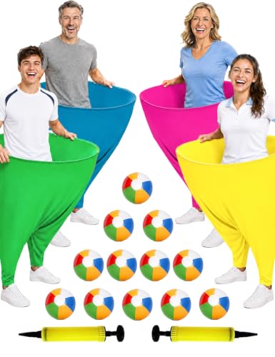 IJEUH 4-Pack Granny Pants Yard Game Set - Outdoor Lawn Toss with 4 Bright Colors