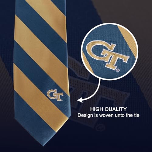 Georgia Tech Yellow Jackets Necktie | Men's Formal Neck Tie