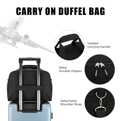 Compact 14-Inch Gym Bag for Travel, Sports & Fitness - Lightweight Duffle