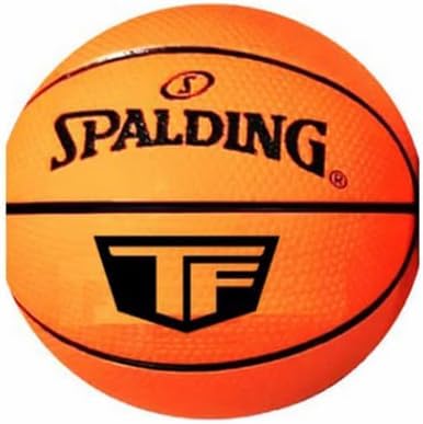 High-Bounce Stickball Ball - NBA Basketball Design, Orange