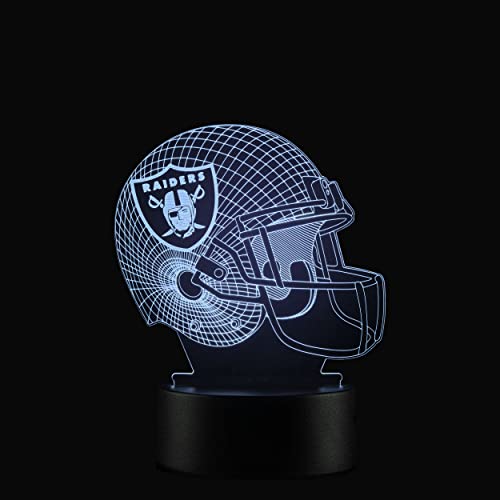 NFL Desk Light - Las Vegas Raiders Helmet - Team Color