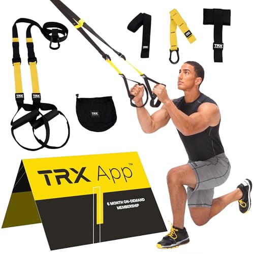 TRX Pro3 Suspension Trainer with 6-Month Membership for Home Gym