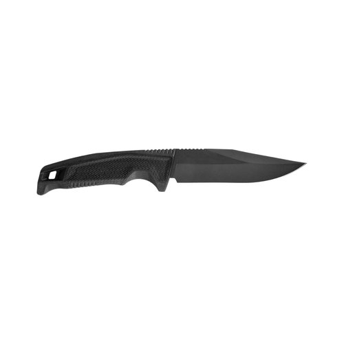 SOG Recondo FX Professional Fixed Blade Duty Knife | Straight Edge, Stainless Steel Blade, Overmolded Rubberized Grip, Black