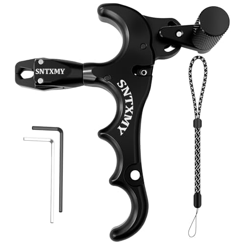 360° Rotatable Thumb Release for Compound Bows - Archery Release Aid