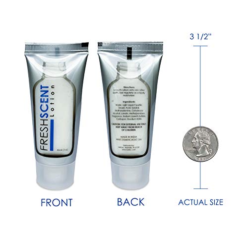 Freshscent 1oz Hotel Travel Size Lotion Pack of 100 - Bulk Hospitality Amenities