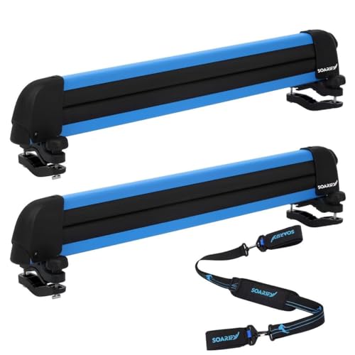 Heavy Duty Ski Rack with Locking Carrier for Skis & Snowboards