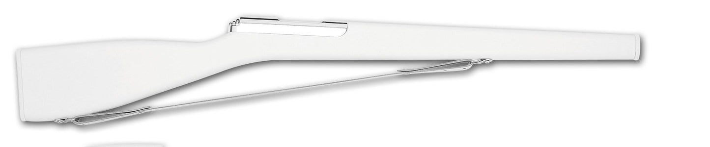 Director's Showcase Elite 3 36" Color Guard Rifle (Silver Bolt/White Leather Strap) …