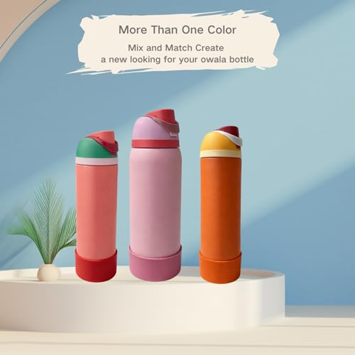 Silicone Boot for Owala 24oz Water Bottle - Avocado Green