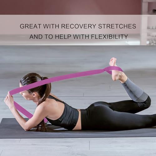 Yoga Mat Sling Strap - Easy-Cinch Carrying Holder for Yoga Mats - Purple
