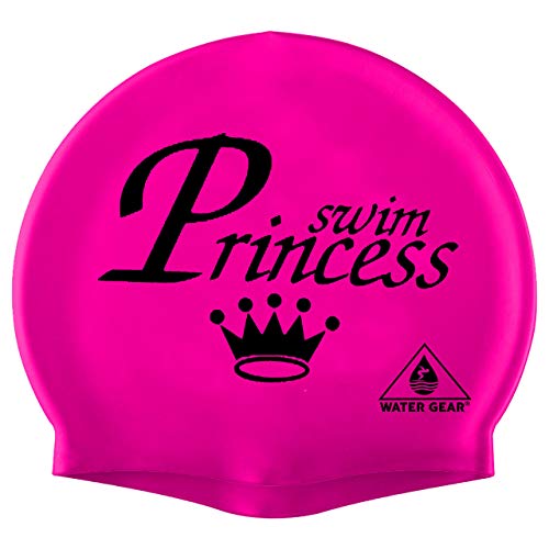 Latex Swim Cap for Girls with Long Hair - Swim Princess