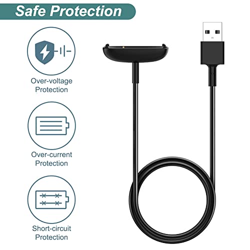 2-Pack Charger for Fitbit Inspire 3 Fitness Tracker - 3.3ft