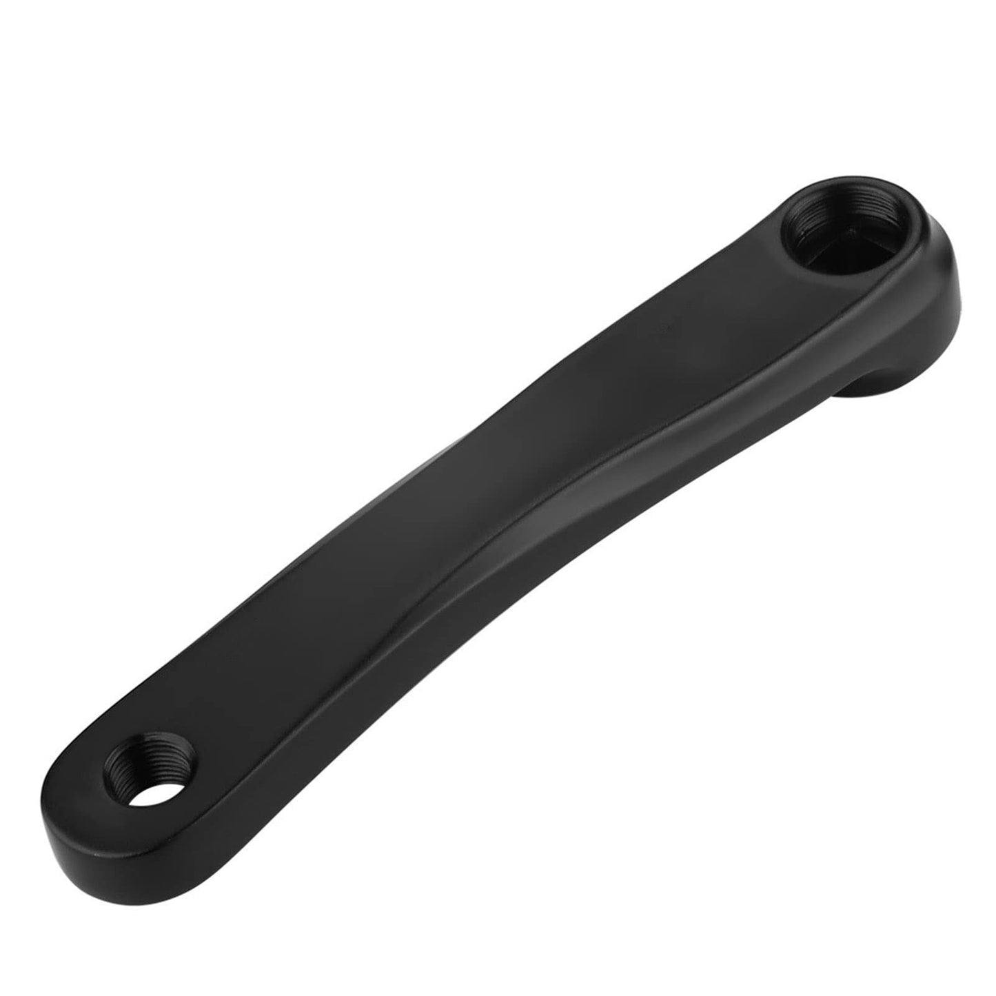 Kodrily Bike Crank Arm, Bike Crank 170mm, Crank Arm Aluminum Alloy Bike Crank Arm Replacement Left Single Bike Pedal Arm for Bike Replacement Accessory Black Silver (Square Hole)