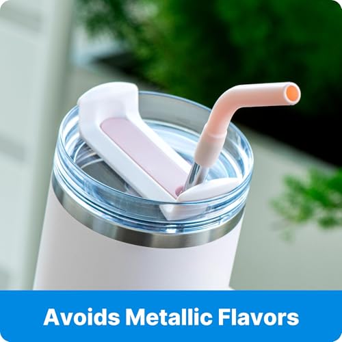 6Pcs Multicolor Silicone Straw Tips for 0.31 Inch Straws
