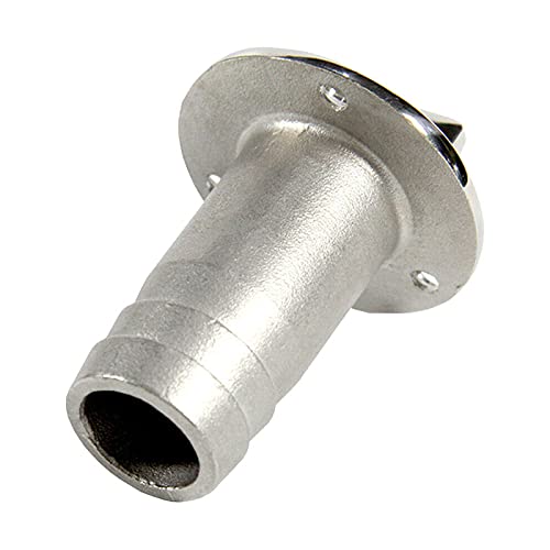 ISURE MARINE 1 Inch Stainless Steel Boat Fuel Deck Fill with Keyless Cap