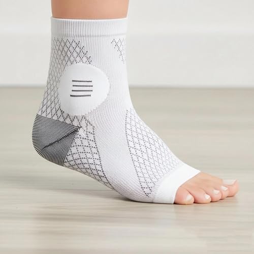 Compression Foot Sleeves for Neuropathy Pain Relief - L/XL