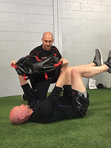 Heavy Duty Workout Sandbag - Adjustable Weights up to 40 lbs - Black