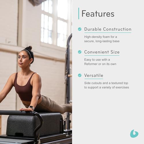 Pilates Reformer Sitting Box Lite - Lightweight & Versatile, 31"x17"