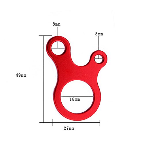 Pack of 10 Aluminum Guyline Adjusters for Camping and Hiking