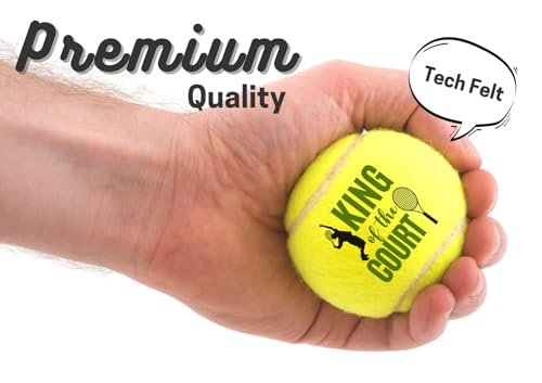 Men Personalized Tennis Balls Set of 3 with Gift Packaging - Unique Tennis Gifts