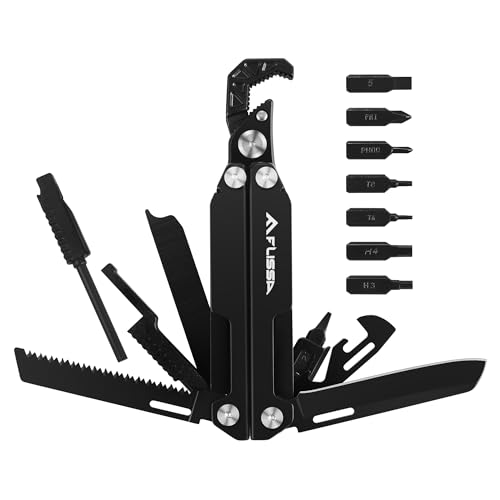 FLISSA 16-in-1 Multitool Wrench - Compact EDC Multi Tool for Camping & Everyday Use