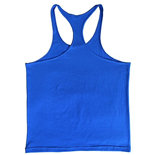 Men's Bodybuilding Cotton Racerback Tank Top - Stringer Style