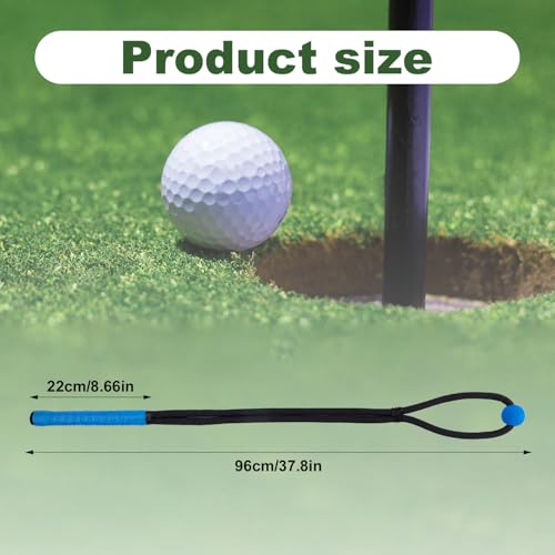 Golf Training Rope Trainer with Storage Bag – Strength & Rhythm Practice