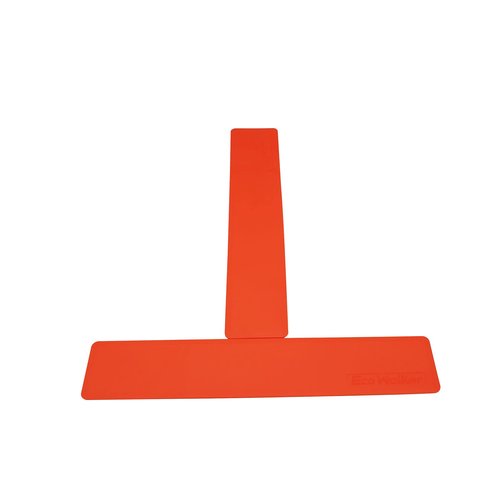 Eco Walker Court Line Marker Set Create Your Own Mini Pickleball Tennis Court (Red Line)