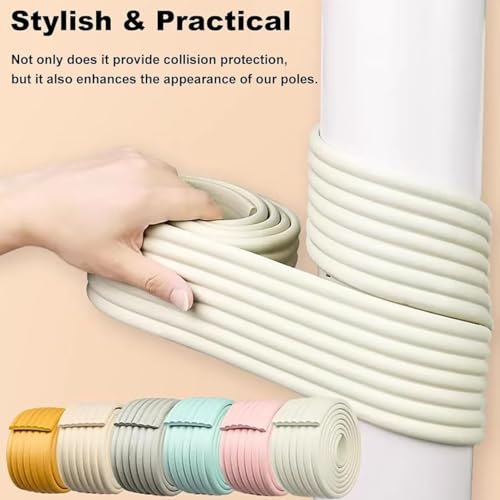 Basketball Pole Padding - Waterproof Shock-Absorbing Safety Pad, 2 Pcs