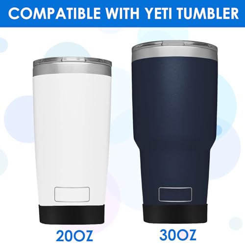 Silicone Boot Sleeve for Tumbler 30 oz & 20 oz - Black, 4 PCS