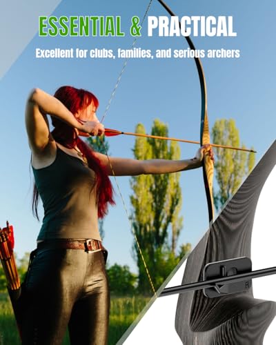 Recurve Bow Arrow Rest - Adhesive Plastic Support for Right Hand, 8-Piece Set