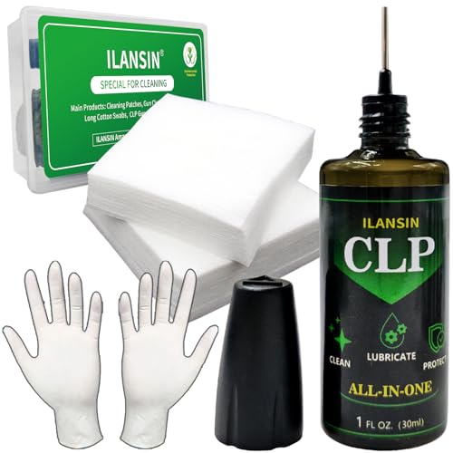 CLP Gun Lubrication Kit - 1oz Needle, Cleaner & Gloves