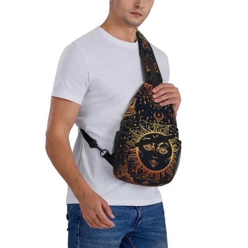 OEDTF Crossbody Bags for Women Men,Carlo Sun Large Capacity Sling Bag Trendy Shoulder Bag Backpack with Adjustable Strap for Outdoor Hiking