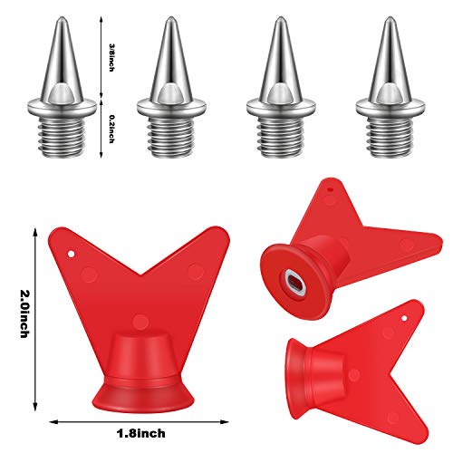 Track Spikes Set - 32 Pcs 3/8 Inch Stainless Steel with Wrench