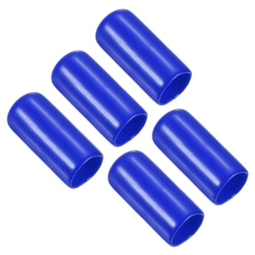 Billiard Cue Tip Protector - Blue Rubber Sleeve 13mm (5 Pcs)
