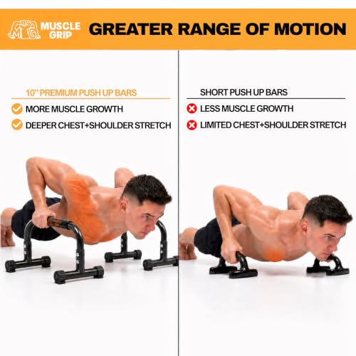 Heavy-Duty Steel Parallettes Push Up Bars with Jump Rope