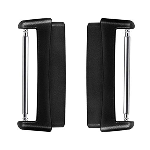 Stainless Steel Watch Band Adapter for Fitbit Versa 4/3 & Sense - Black