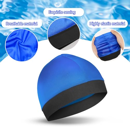 Satin Wave Caps for Men - 4-Piece Breathable Set in 4 Colors