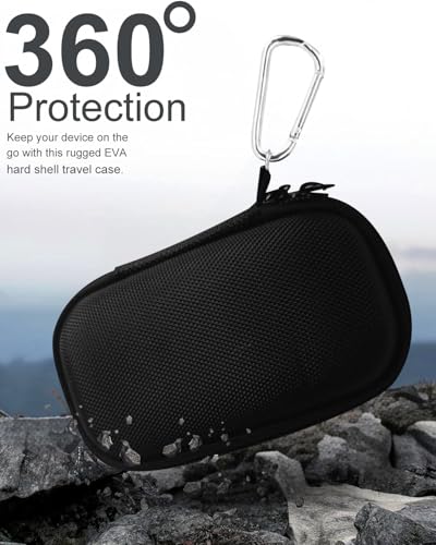 UNIBKXBKX Black Hard EKG Case for KardiaMobile 1L & 6L Heart Monitor, Travel Storage