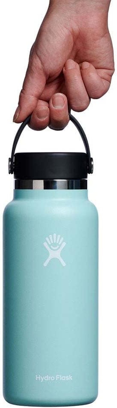 Hydro Flask 32 Oz Wide Mouth Water Bottle - Flexible Cap for Easy Drinking & Hydration