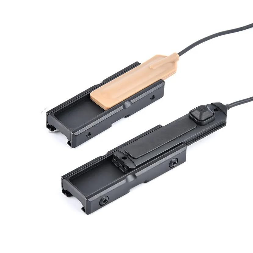 PEQ15 Laser Wire Control Pressure Pad Switch Mount CD Light Control System for Streamlight ProTac Flashlight Switch, Fit 20mm Picatinny Rail