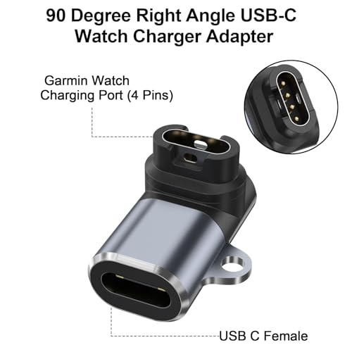 Garmin Watch USB C Charger Adapter - 2 Pack, Fast Charging