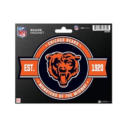 Chicago Bears NFL Car Magnet - Durable Badge for Vehicle
