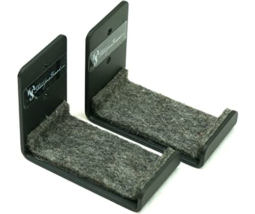 Snowboard Wall Mount Rack - Heavy Duty Storage - Black, Medium