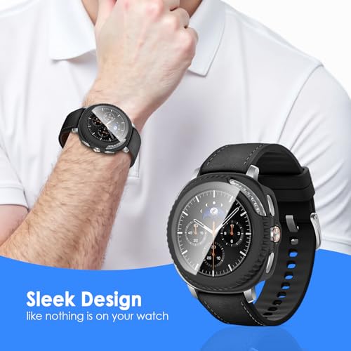 Samsung Galaxy Watch 8 Classic 46mm Case - Black Protective Cover