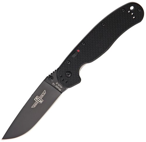 Ontario Knife 8871 RAT1A BP Assisted Opener Folding Knife, Black