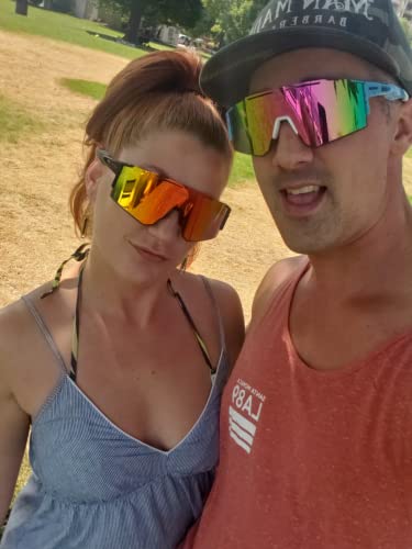 Polarized Sports Sunglasses for Cycling, Running & Baseball - C17