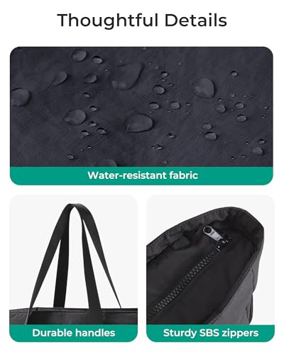 Women's Tote Bag with Zipper - Versatile Work & Travel Tote