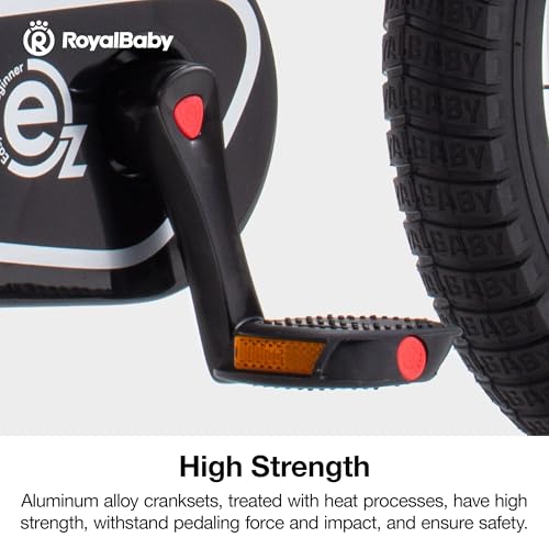 RoyalBaby EZ Bike Crankarm Set, Special Crankset for 16 Inch EZ Bicycle, 1 Pair Including Pedals, Replaceable Accessories